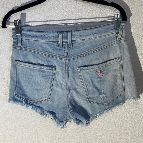 Guess Light Wash Denim Short 
Style # W51AL1D1W40 - Picture 2 of 8